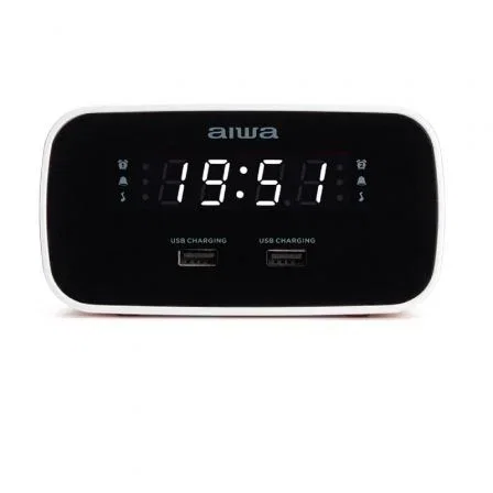 Aiwa Despertador Radio FM Cru-19rd Aiwa Despertador Radio FM Cru-19rd